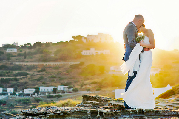 Romantic Greek island wedding | Chrisi & Nial