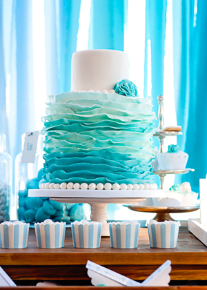 turquoise-wedding-cakes