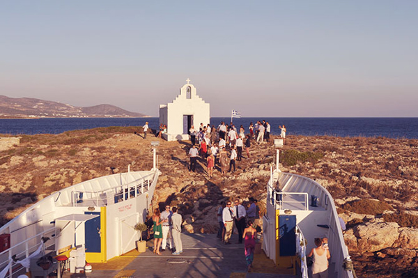 greek-destination-wedding-ferry-boat