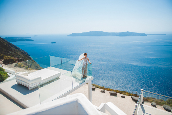 Summer destination wedding in Santorini | Maria & Konstantinos