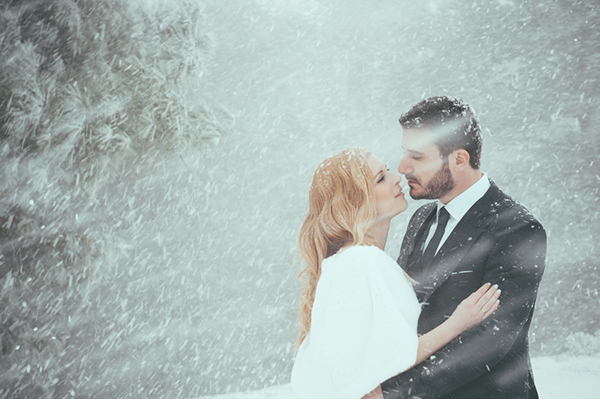 Winter wonderland wedding inspiration | Vasiliki & Nikos