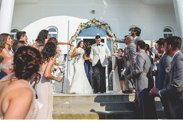 Romantic destination wedding video in Limnos