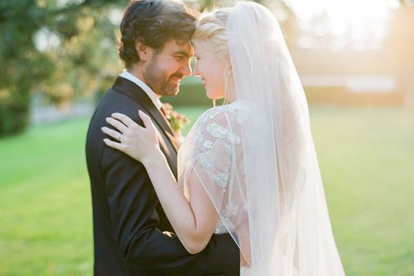Romantic European wedding with rich colors