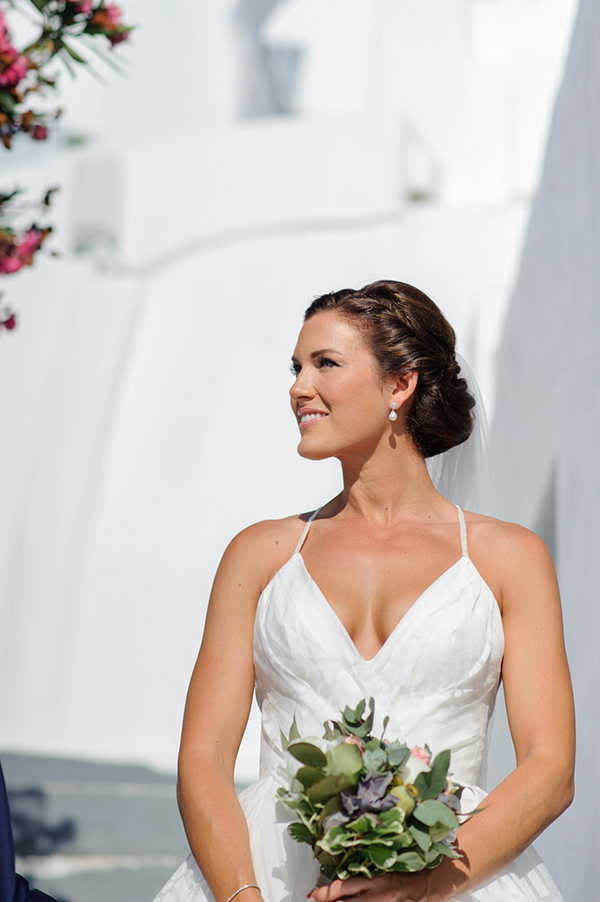 Whimsical destination wedding in Santorini | Nyree & Damiano - Chic ...