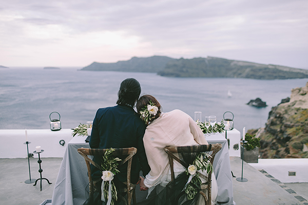 Beautiful destination wedding in Santorini | Ana & Efrain