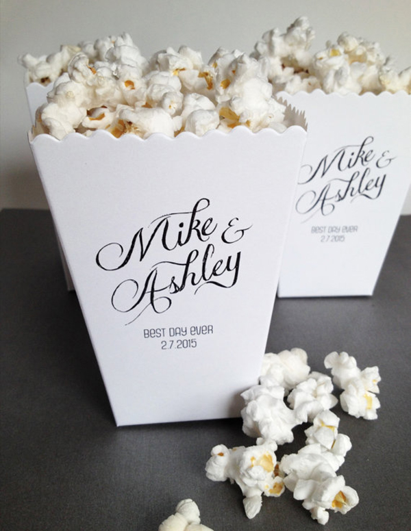 Custom Printed Mini Popcorn Box