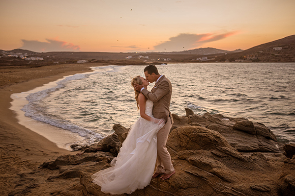 Gorgeous wedding in Mykonos |  Samantha & David