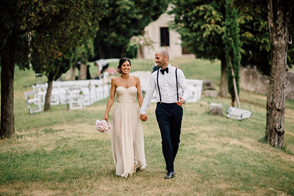 Beautiful intimate wedding in Italy