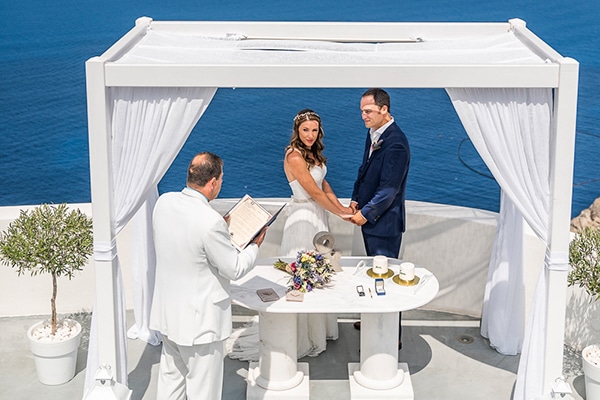 Beautiful Santorini elopement wedding video | Jessica & Aaron