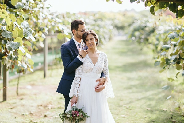 Boho romantic wedding in pink and green shades | Sofia & Paul