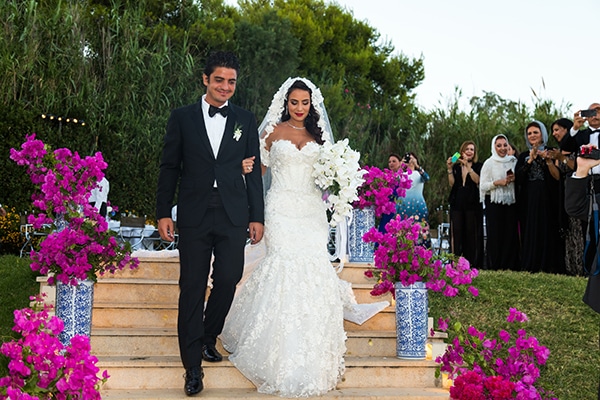 Glamorous wedding with oriental touches | Amina & Omar
