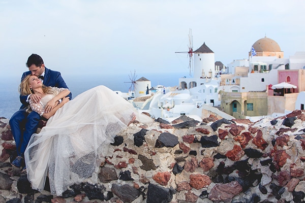 Gorgeous elegant wedding in Santorini | Katerina & Nikitas