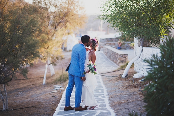 Boho destination wedding in Paros | Haneen & Joell