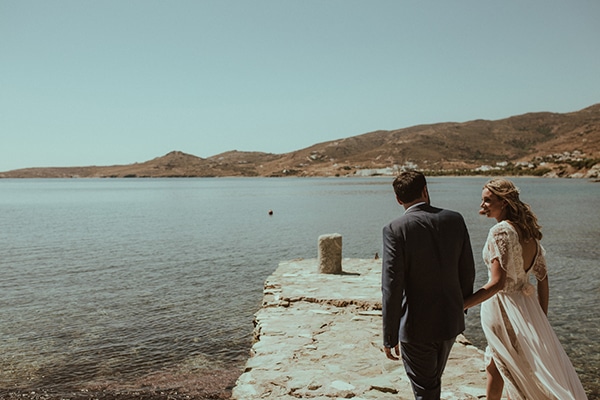 Bright gorgeous wedding in Tinos island | Christina & Alexandre