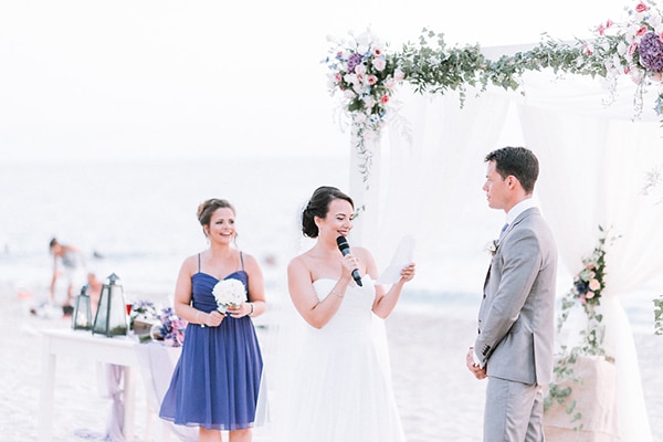 Intimate wedding on the beach | Jennifer & Marc