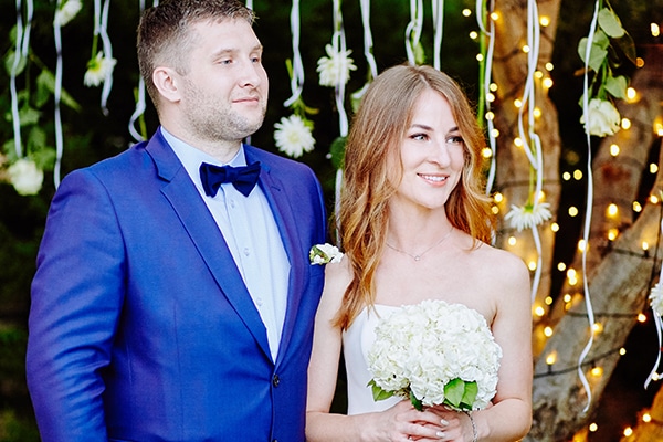 Rustic wedding in deep blue color | Valeria & Ruslan