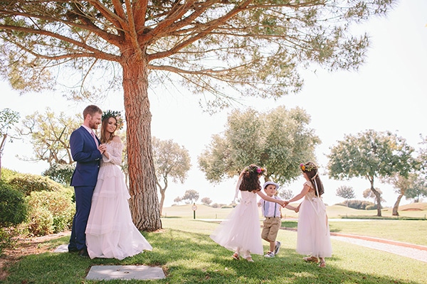 Bright and colorful summer wedding inspirational shoot in Cyprus