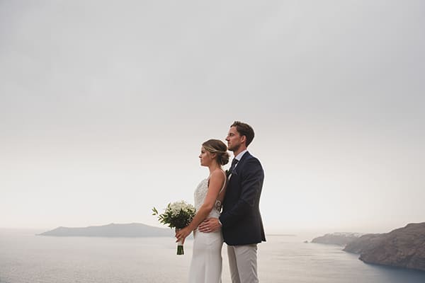 Dreamy romantic wedding in Santorini | Kirstie & John