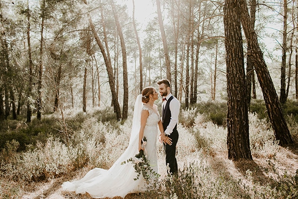 Romantic wedding with pastel hues in Cyprus