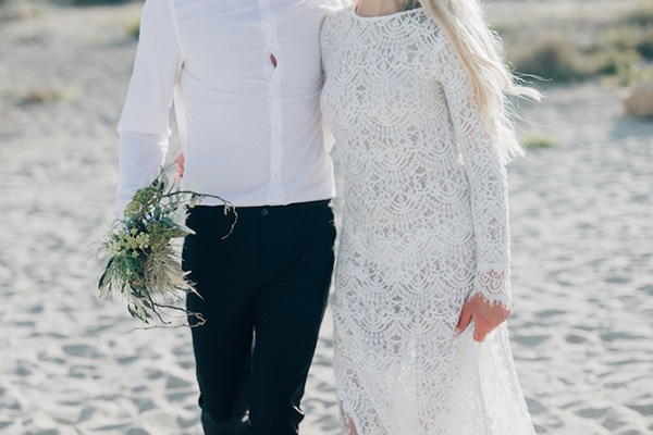 Romantic prewedding shoot at the beach │Aino & Toni