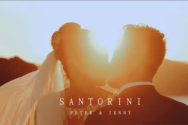 Breathtaking wedding video in Santorini│ Jenny & Petros