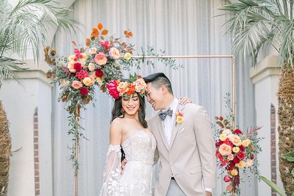 Gorgeous colourful Spanish-themed styled shoot