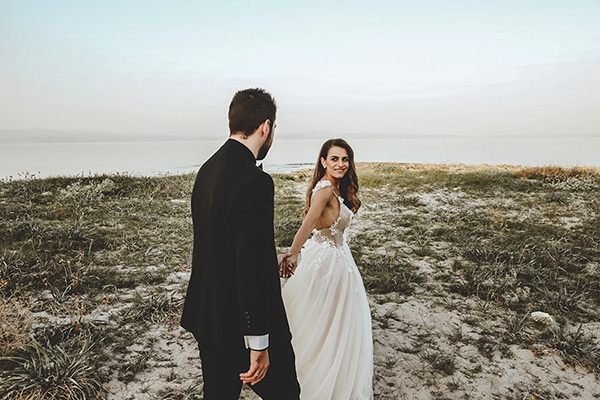 Elegant chic wedding with romantic details | Demetra & Vasilis