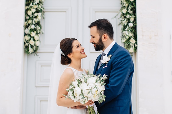 Romantic summer wedding in Paros with an olive theme | Delphine & Alexandros