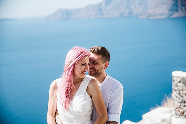 Lovely couple shoot in Santorini │ Mankica & Kevin