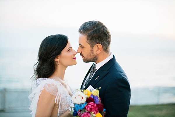 Romantic summer wedding with bright colors in Edessa │Demetra & Sakis