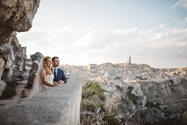 Unique destination wedding in ancient Matera of Italy | Marta & Oliver