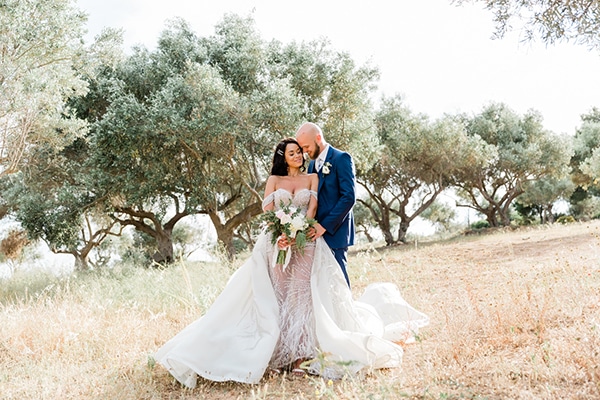 Pink wedding paradise at Pyrgos Petreza | Marrianna & Paul