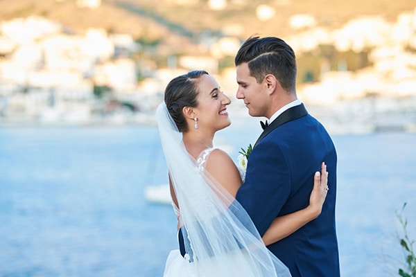 Dreamy wedding in Andros with a serene beach background │ Christina & Spyros
