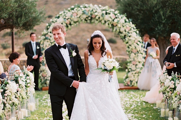 Romantic summer wedding at Hatzi Mansion │ Taline & Brian