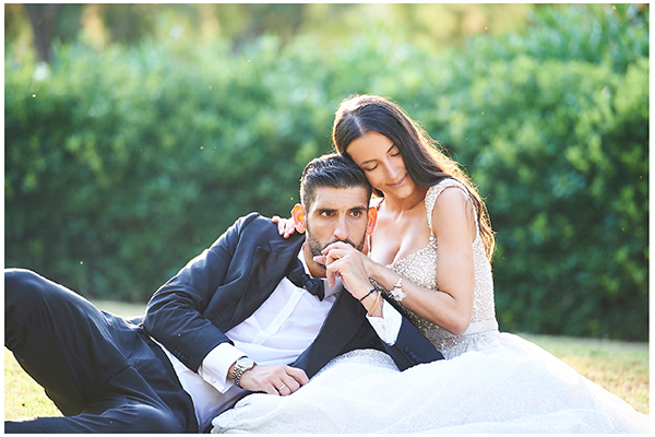Lovely garden style wedding  with effortless romance │ Athina & Giannis