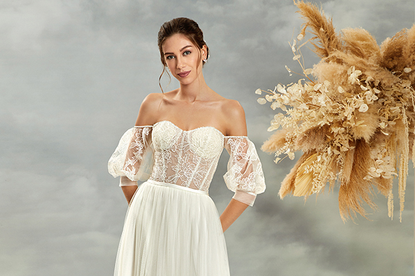 Ultra-chic wedding gowns by Demetrios for a gorgeous bridal look