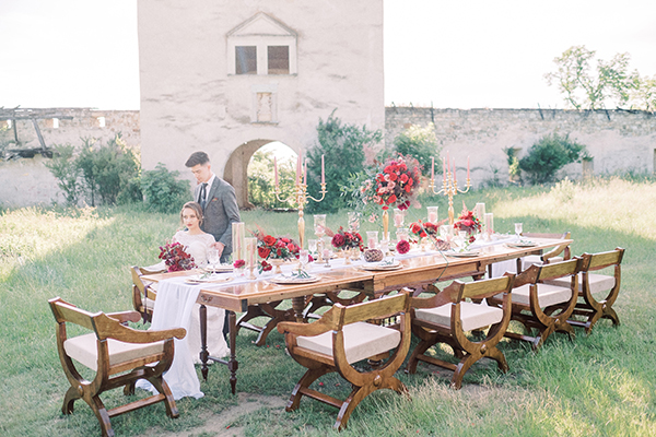 Gorgeous styled shoot at a castle in Romania