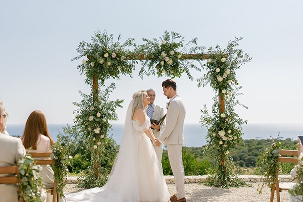 Dreamy destination wedding in Kefalonia with whimsical blooms │ Kayley & Jack