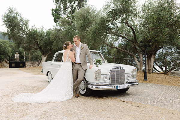 Rustic summer wedding in Kefalonia with lush olive leaves │Sian & Sam