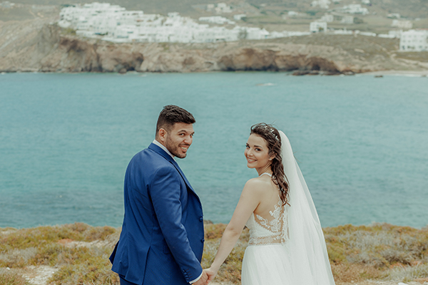 Boho summer wedding in Naxos with romantic details | Sofia-Maria & Apostolis