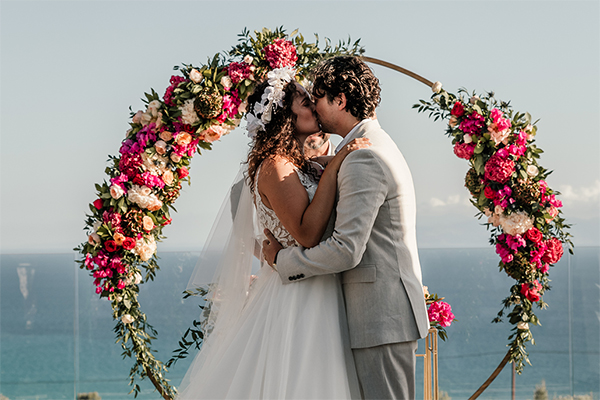 Colorful floral wedding in Kefalonia | Gina & Nick