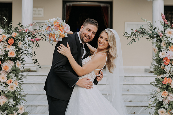 Cozy summer wedding in Volos with  pastel colors | Vicky & Nikos