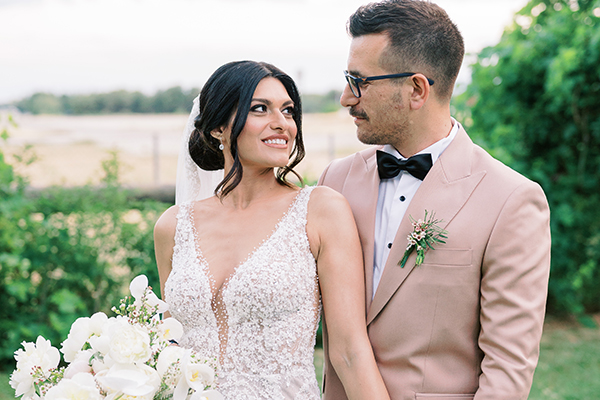 Pretty summer wedding in Athens with a romantic flair | Spyridoula & Konstantinos