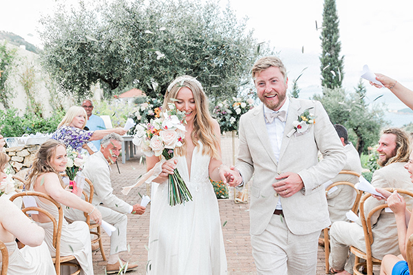 Romantic summer wedding in Kefalonia | Hayley & Michael