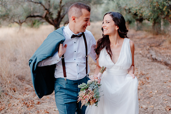 Enchanting summer wedding with romantic florals | Penny & Vasilis